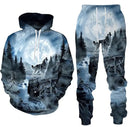 New Wolf Totem tattoo 3D Printed Hoodie Pants Suit S5246397 - TUZZUT Qatar Online Shopping