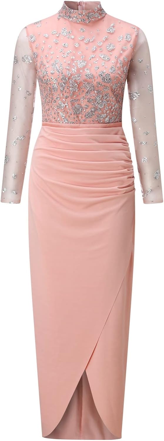Body Con Dress Long Sleeve Foreign Trade Women's Fashion Sexy Slim Hip Ball Dress Elegant Long Party Dresses K1N2YO Body Con Dress Long Sleeve Foreign Trade Women's Fashion Sexy Slim Hip Ball Dress Elegant Long Party Dresses K1N2YO