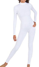 Women Zip Mock Neck White Long Sleeve Ballet Dance Gymnastics Bodysuits 2XL S4963942 - TUZZUT Qatar Online Shopping