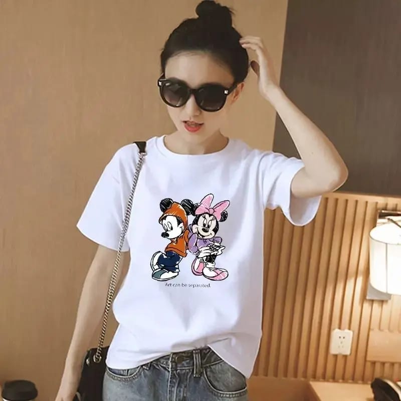 Summer New Mickey Mouse Short Sleeve T-shirt XL S4508697