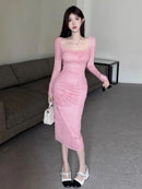 Women Floral Print Bandage Dress L 58859, 67369 - TUZZUT Qatar Online Shopping