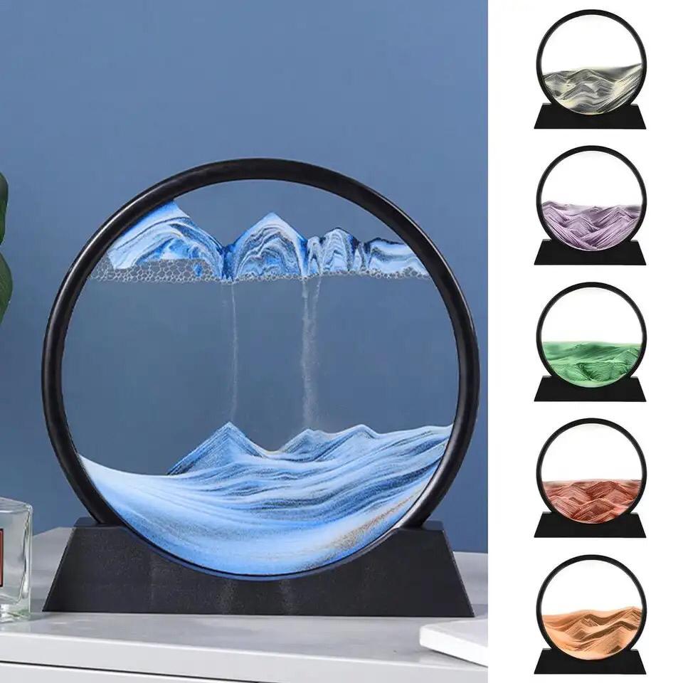 3D Moving Sand Art Picture 5/7inch Hourglass 000583000 3D Moving Sand Art Picture 5/7inch Hourglass 000583000