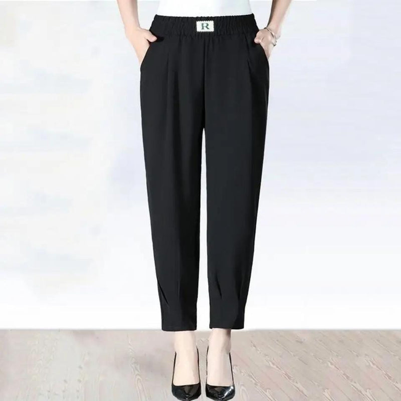 Women's High Waist Elastic Harem Pants XL B-112922