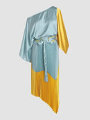 Satin Pleated 2 PC Skirt For Women S4651778 - TUZZUT Qatar Online Shopping