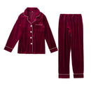 Luxury Pajamas Set Golden Velvet Home wear Suit L S4791080 - TUZZUT Qatar Online Shopping