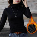 High Collar Long Sleeve Basic T-Shirt XL 62388 - TUZZUT Qatar Online Shopping