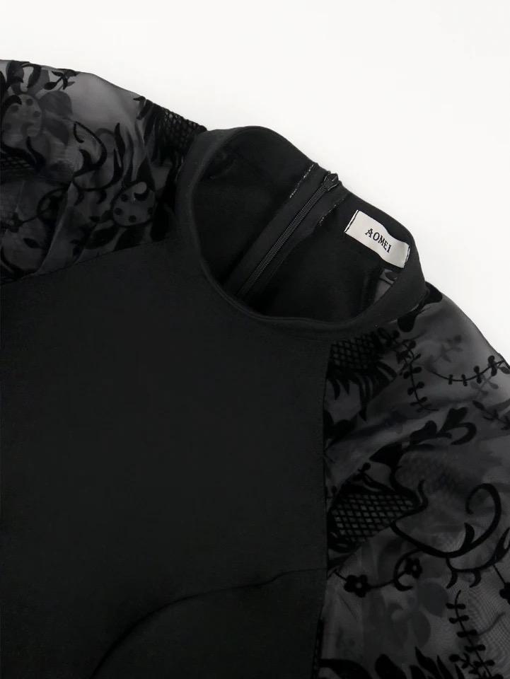 Maxi Long Black Dresses for Women M S4870032