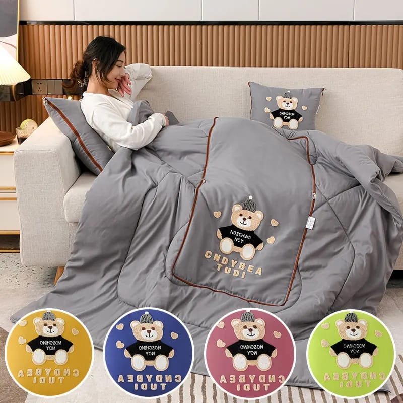 2 in 1 Portable Cushion Travel Blanket Folding Pillow 2 in 1 Portable Cushion Travel Blanket Folding Pillow