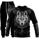 New Wolf Totem tattoo 3D Printed Hoodie Pants Suit S5246397 - TUZZUT Qatar Online Shopping