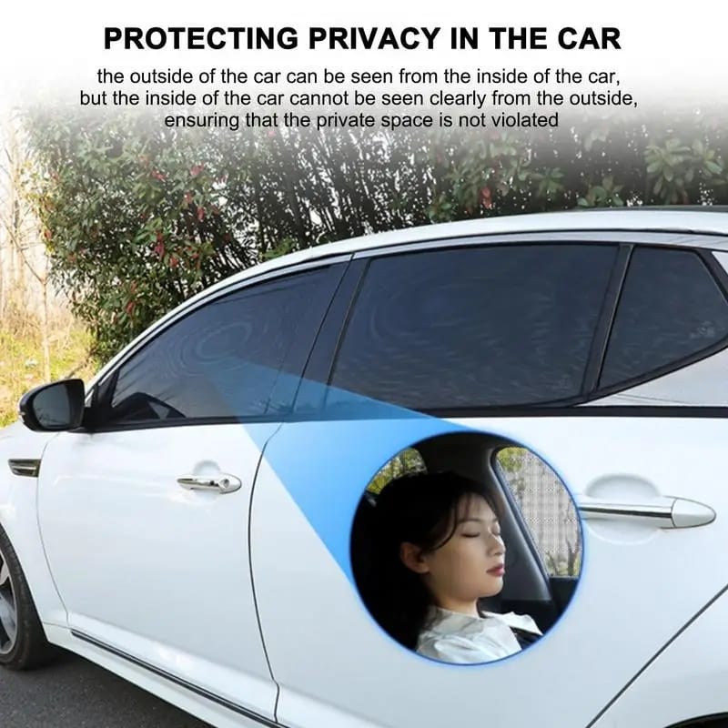 2pcs Car Mesh Sunshade Sun Visor Auto UV Protect Curtain S4540947