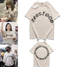 Limited Foam Letter Printed Round Neck Short Sleeves T-Shirts M S5089344 - TUZZUT Qatar Online Shopping