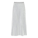 Elegant Solid Pleated Women Mi-Long Skirts L 59052 - TUZZUT Qatar Online Shopping