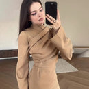 Muslim Pleated Long Sleeves Abayas for Women S X5083431 - TUZZUT Qatar Online Shopping