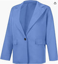 Women's Business Suit Jacket with Long Sleeves and Slim Fit for the Office XL B-150907