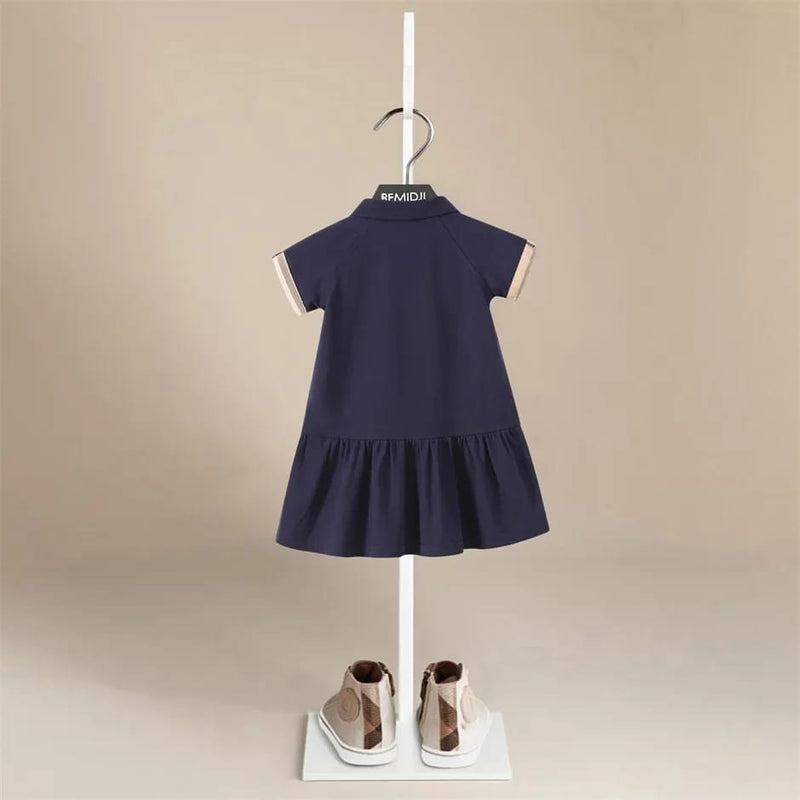 Girls Cotton Striped Dress 1-2Y S3663777