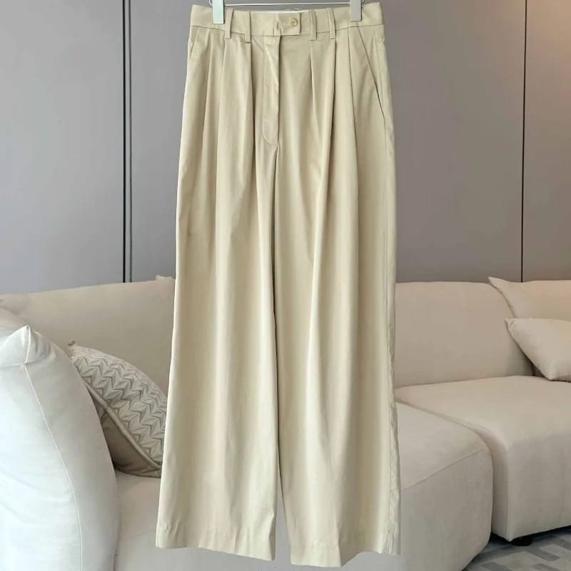 Casual Beige Shorts Wide Leg Pants For Women 45797 Casual Beige Shorts Wide Leg Pants For Women 45797