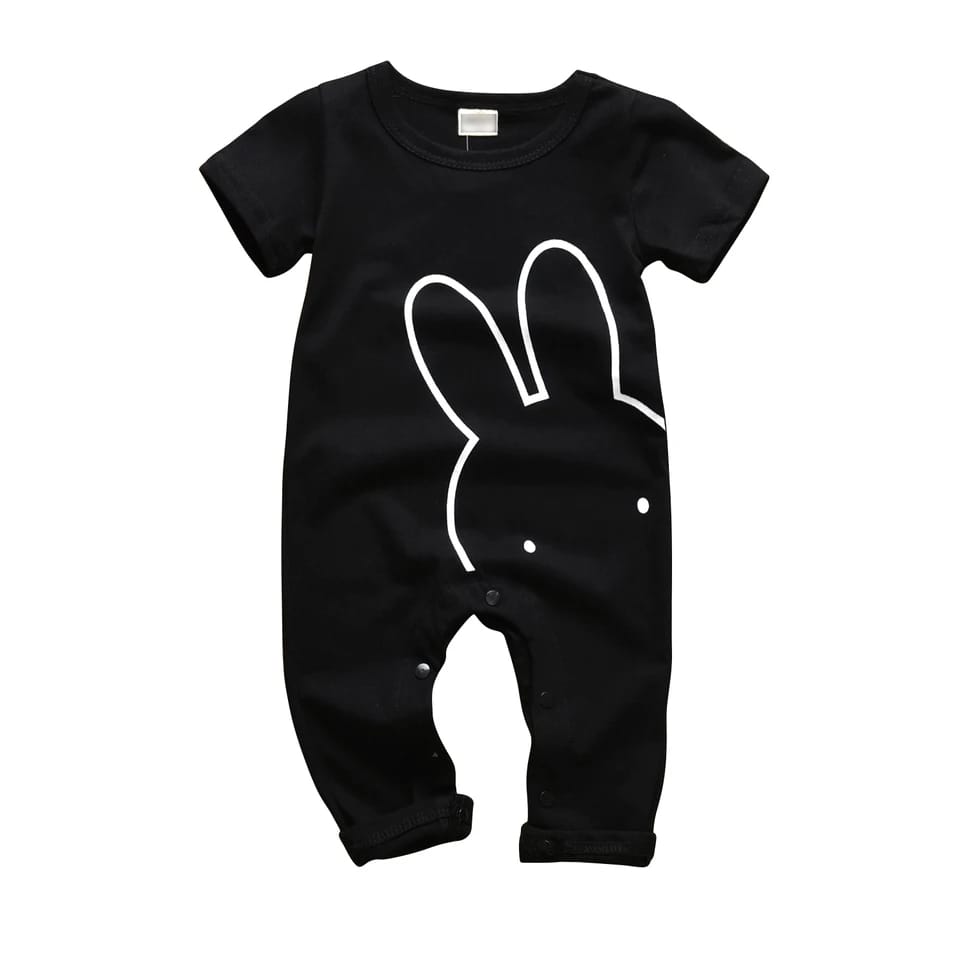 Cute Rabbit Printed Newborn Baby Romper 0-3M X354148 Cute Rabbit Printed Newborn Baby Romper 0-3M X354148