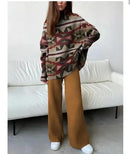 Women's printed set 2 piece set XL size 070154508 - TUZZUT Qatar Online Shopping