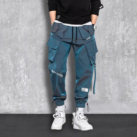 Streetwear Spring Pants Men Casual Multi-pocket Cargo Pants M S4961482