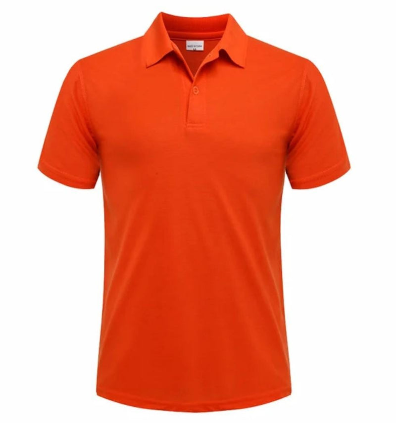 Men's Lapel Short Sleeve Polo Shirt 2068