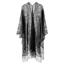 Women's Breathable Hollow Flower Lace Shawl S4632460 - TUZZUT Qatar Online Shopping