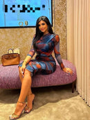 Two Piece Set Party Club Bodycon Ruffle Day Dress L 47779 - TUZZUT Qatar Online Shopping