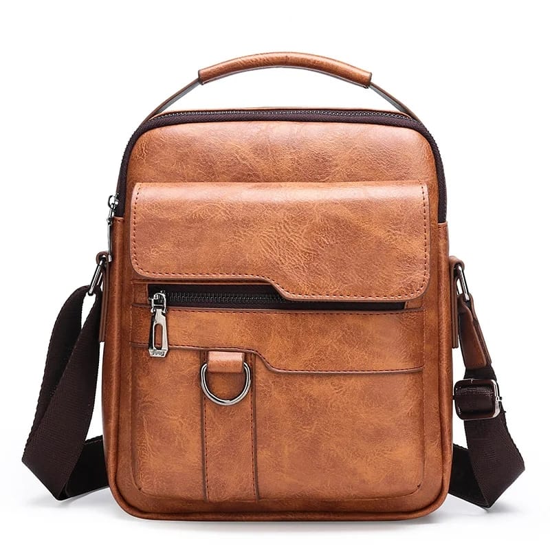 Vintage Leather Crossover Bags for Men S289588
