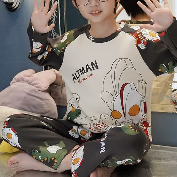 2 Pcs Boys Pajama Sets 8-9Y 482152 2 Pcs Boys Pajama Sets 8-9Y 482152