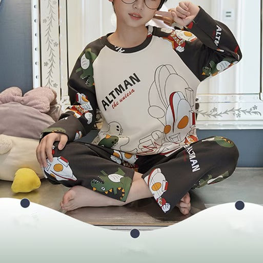 2 Pcs Boys Pajama Sets 8-9Y 482152 2 Pcs Boys Pajama Sets 8-9Y 482152