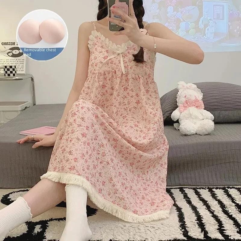 Women's Bubble Cotton Nightgown L 478599