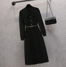 Tweed Style Knitted Cardigan Jacket Dress XL B182553 - TUZZUT Qatar Online Shopping