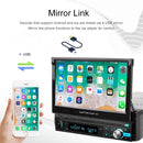 Car Multimedia Player Intelligent Voice MP5 player 1 DIN 7inch Automatic Retractable Screen AUX /SD/ USB Bluetooth for Universal - TUZZUT Qatar Online Shopping