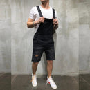 Men's Jeans Rompers Fashionable Suspenders Bibs Denim Jumpsuits S S1611183 - TUZZUT Qatar Online Shopping