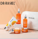 DR.Rashel New 5 PCS Vitamin C Brightening & Anti-Aging Skin Care Series With Pouch DRL-1739 - TUZZUT Qatar Online Shopping