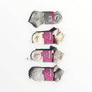 6 Pairs Low Cut Ankle Short Cotton Socks L524-1 - TUZZUT Qatar Online Shopping