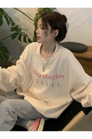 Floral and Letter Graphic Low Shoulder Oversize Sweat T-Shirt 2XL 474886 - TUZZUT Qatar Online Shopping