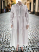 Plus Size Shirt Dresses For Women Casual Loose Big Swing Maxi Dress  XL 116363 - TUZZUT Qatar Online Shopping