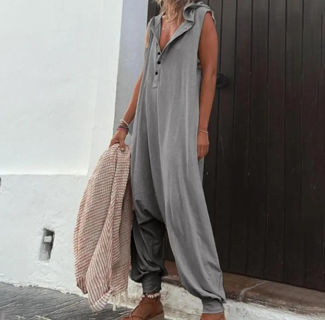 Women's Breathable Hooded Stylish Jumpsuit 116502 Women's Breathable Hooded Stylish Jumpsuit 116502