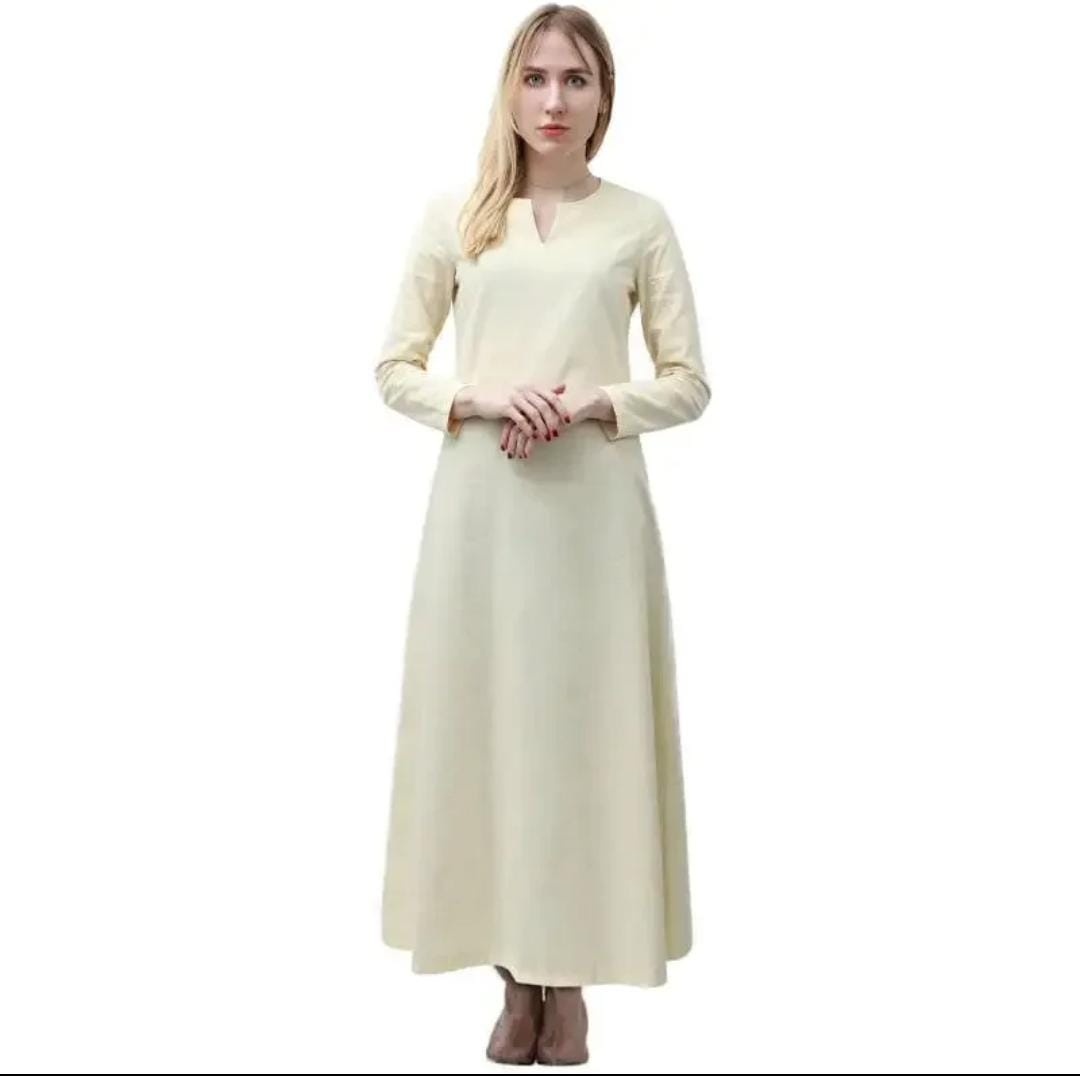 Long Dress for Women, Solid Color M 127784 Long Dress for Women, Solid Color M 127784