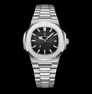 POEDAGAR Men's Luminous Dial Clock Relogio Masculino Quartz Watch S256495 - TUZZUT Qatar Online Shopping