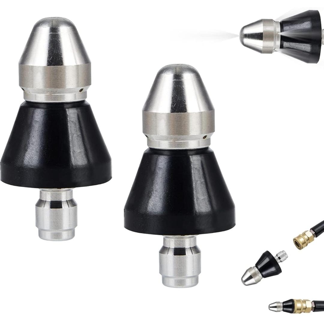 2 Pcs Sewer Cleaning High-pressure Nozzle LE90245 2 Pcs Sewer Cleaning High-pressure Nozzle LE90245
