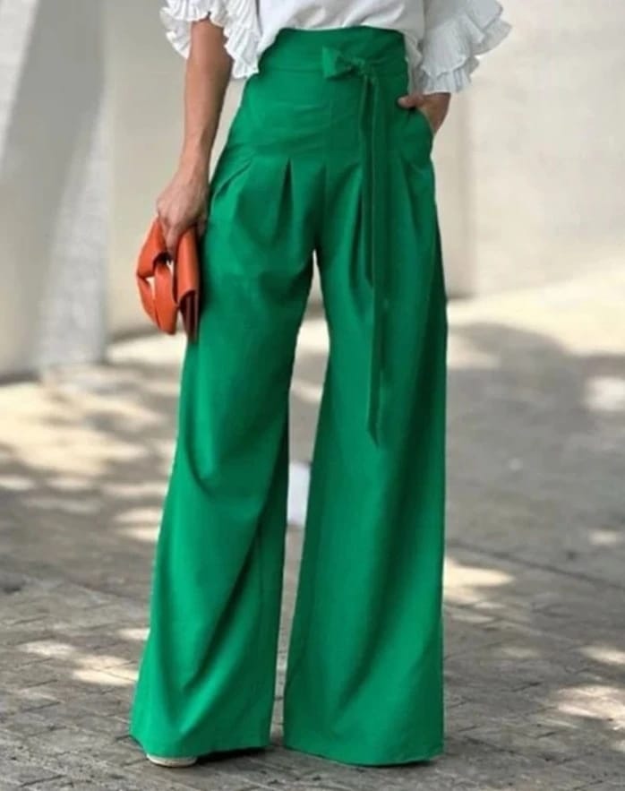 Women's Long Wide Leg Pants M 123946 Women's Long Wide Leg Pants M 123946