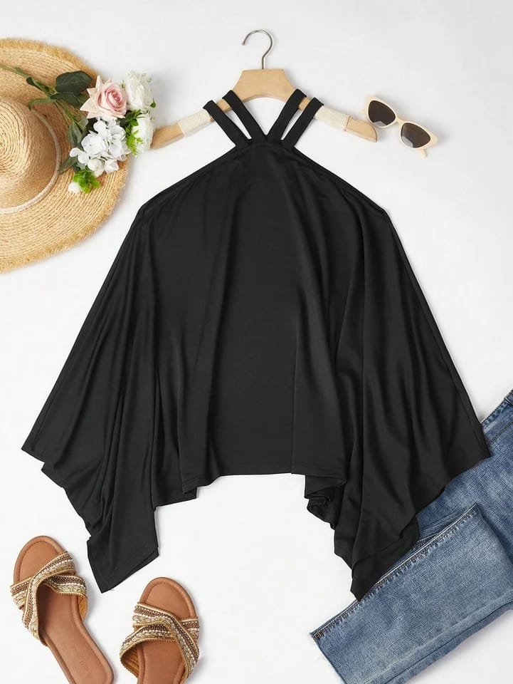 Off Shoulder Long Sleeves Shirt Tops Casual Daily Blouses For Women XL 113426