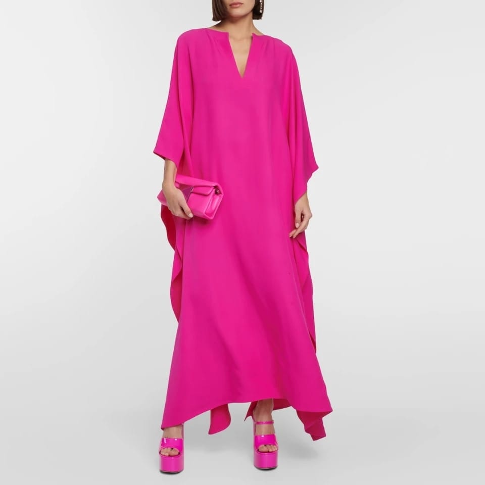 Elegant Pink Long Prom Dress 127258 Elegant Pink Long Prom Dress 127258