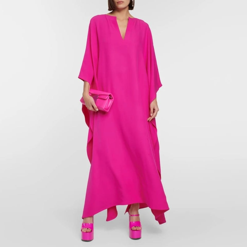 Elegant Pink Long Prom Dress 127258