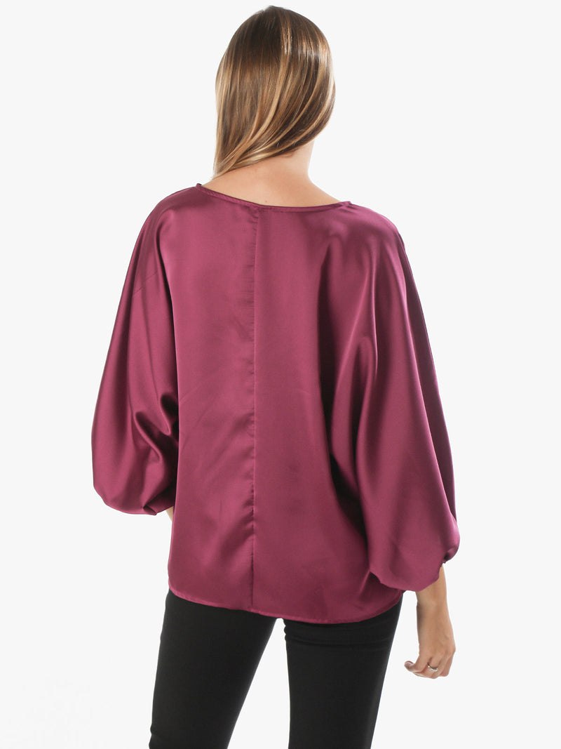 Women's maxi blouse with wide sleeves L 101677