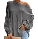 Summer Autumn Solid Color Round Neck T-Shirt Streetwear L 126071 - TUZZUT Qatar Online Shopping