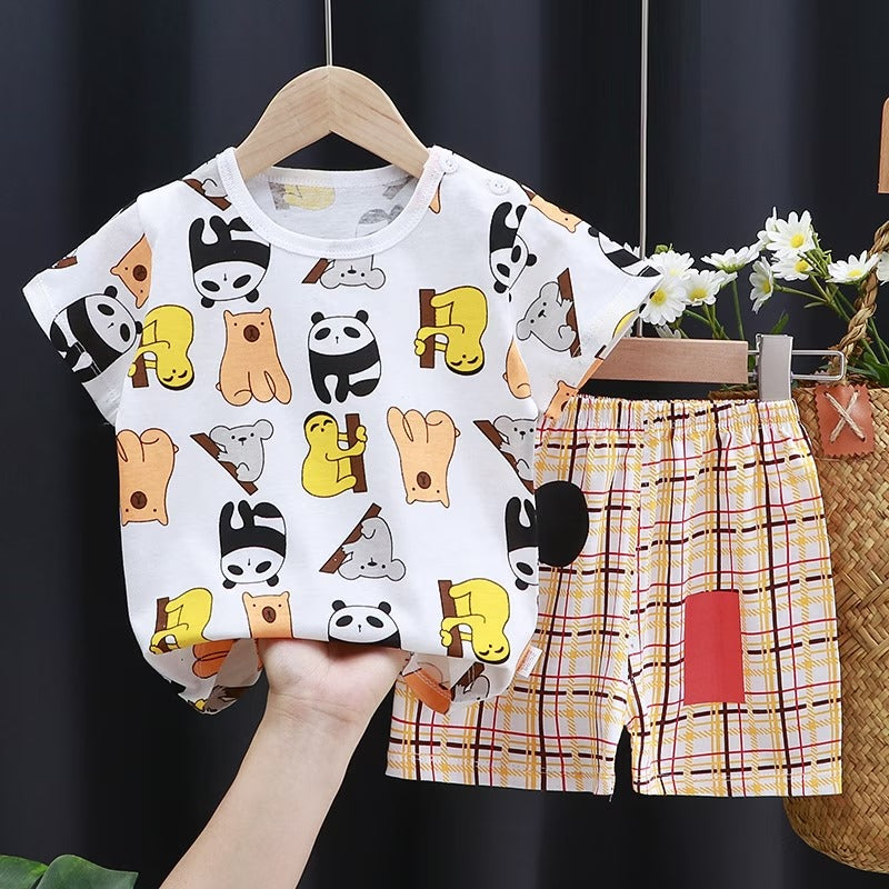 2 Pcs Boys Pajama Sets 3-4 Years 384334 2 Pcs Boys Pajama Sets 3-4 Years 384334