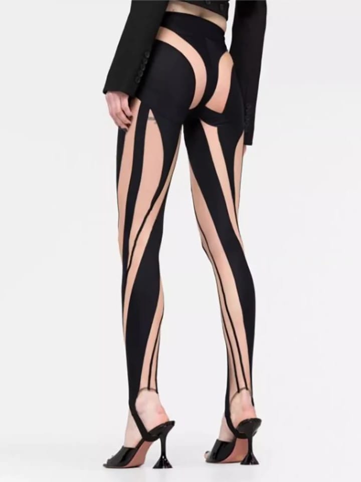 Women's Fashion High Waist Elastic Leggings XL 87478
