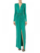 Women Lemon Fashion Sexy Deep X-Neck Cocktail Dress L 140736 - TUZZUT Qatar Online Shopping